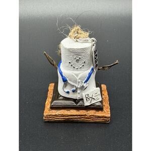 The Original S’mores Doctor Marshmallow Ornament 2016 Ganz 2.75”